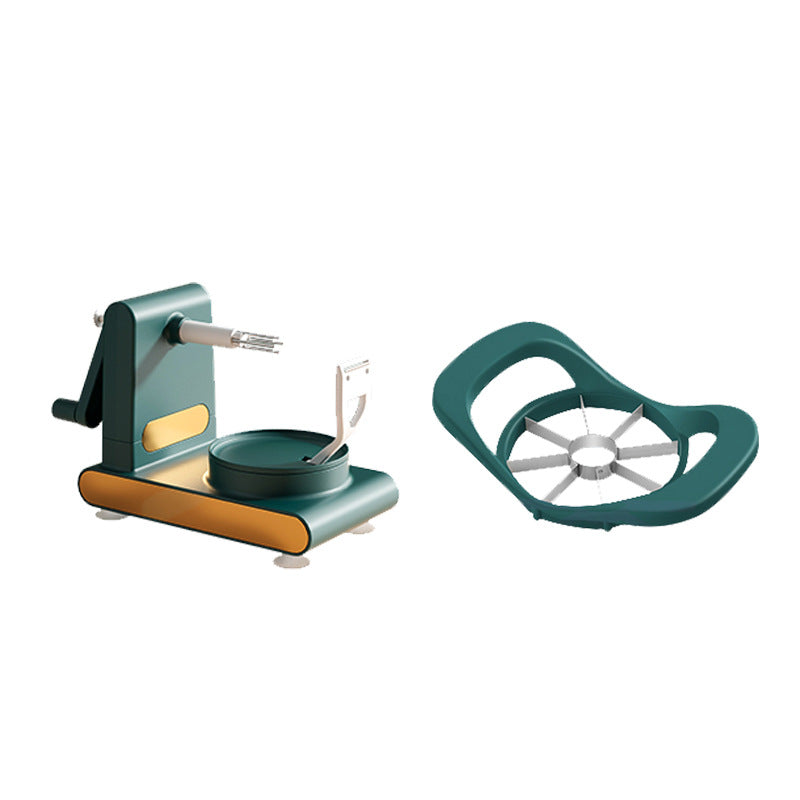 Hand-Crank Multifunctional Fruit Peeler & Slicer