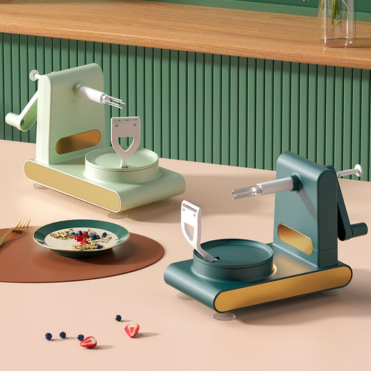 Hand-Crank Multifunctional Fruit Peeler & Slicer