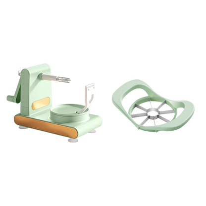 Hand-Crank Multifunctional Fruit Peeler & Slicer